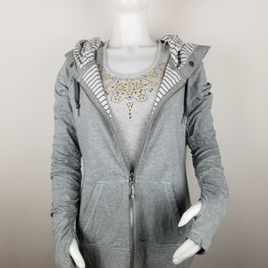 Lululemon Aura Reversible Gray Hoodie Jacket